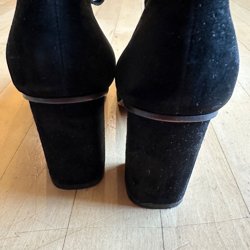 Coach Priscilla Lux Suede Lace Up sandal, 6.5   GD1156 - Picture 6 of 7